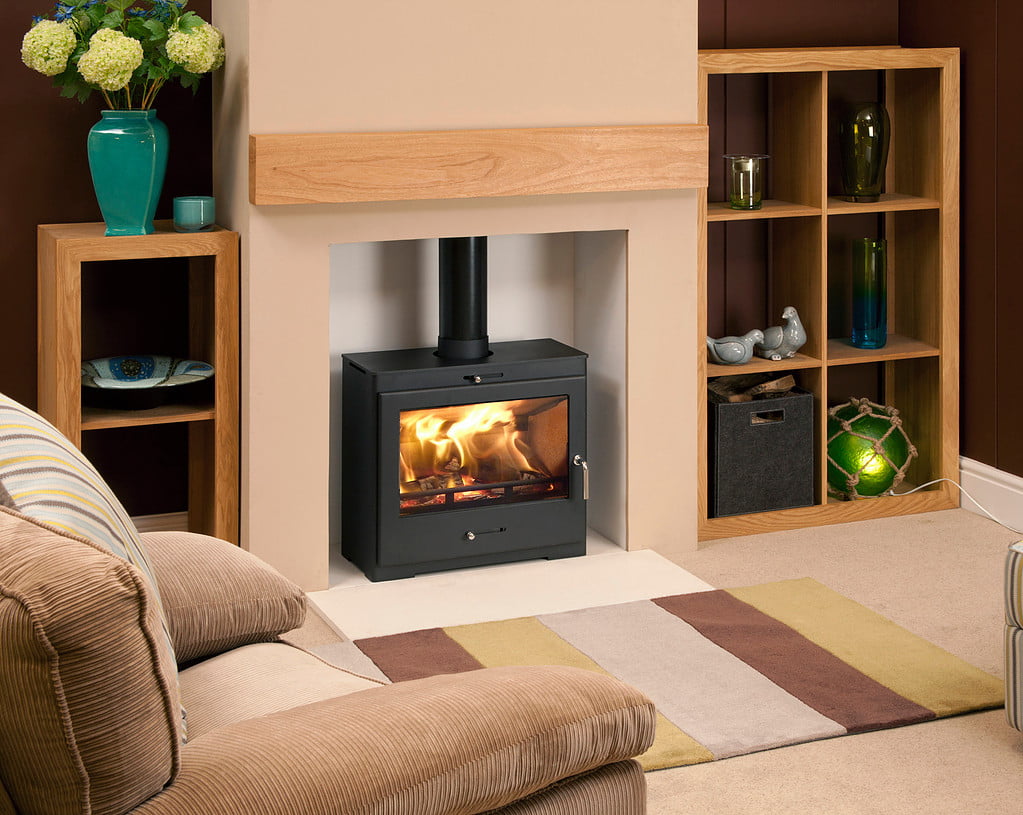 Pevex Bohemia X40 Cube 5.5 kw Multi Fuel Stove Extra Wide CountryHeat Direct