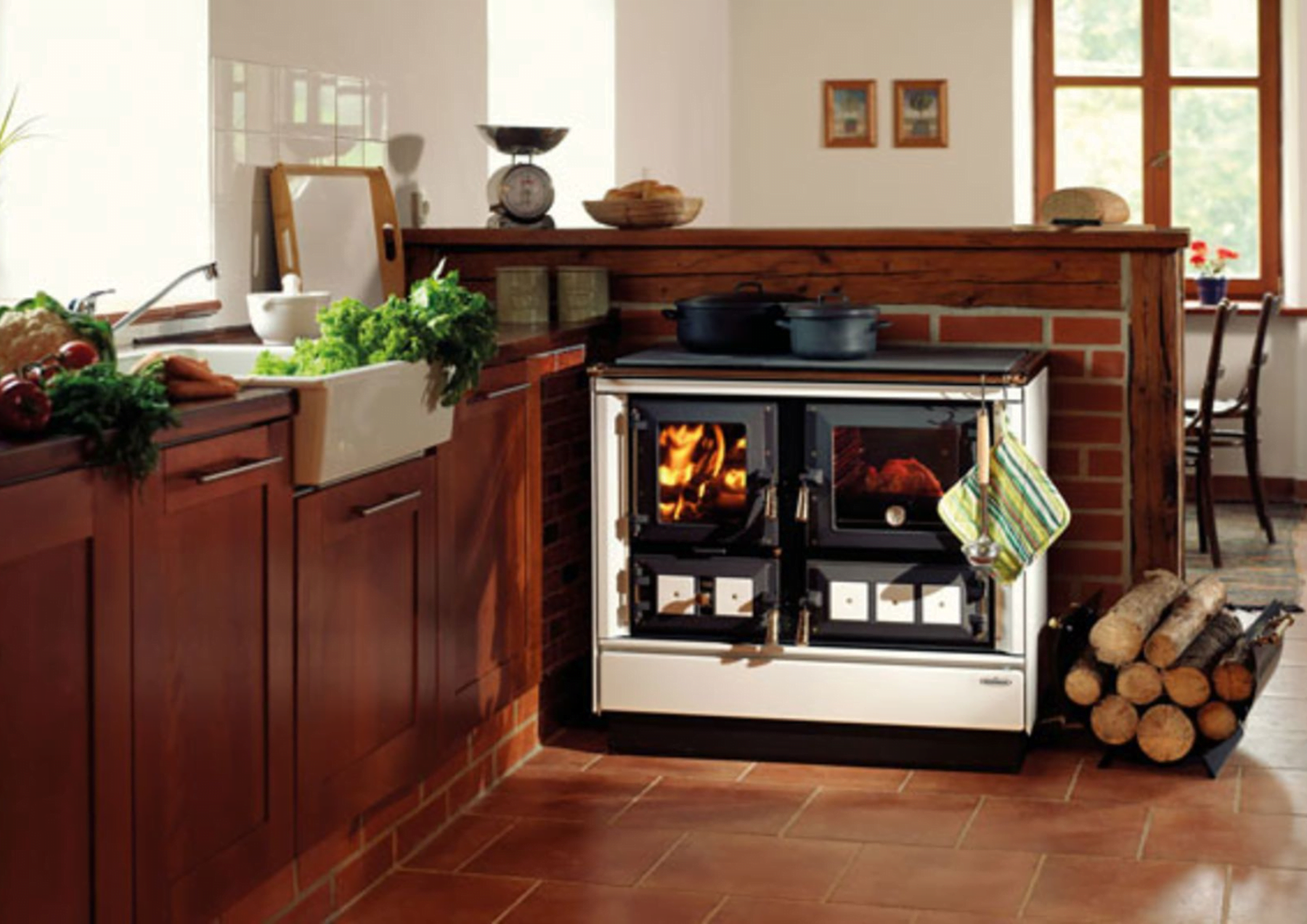 An image of a kitchen stove - Wood burning & Multifuel Stoves