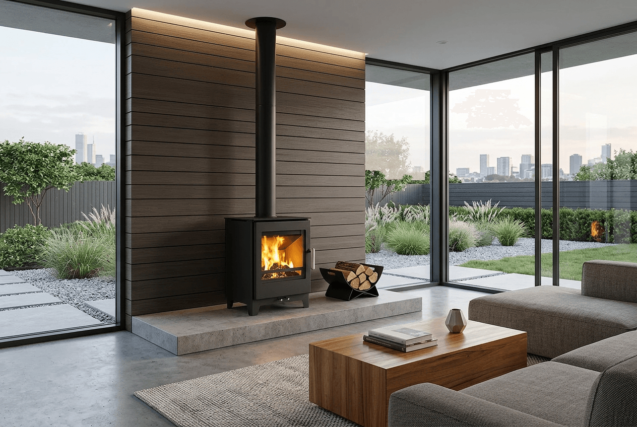 Brightwell 400FS Portrait Direct Air 5kw Multi-fuel Stove Defra Approved - Image 2