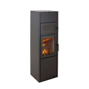 Heta Scan-Line 560B 6.1kW Wood Burning Thermal Mass Stove with Baking Oven