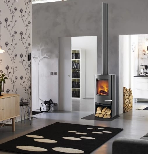 TermaTech TT20R Wood Stove with rounded steel sides - Image 3