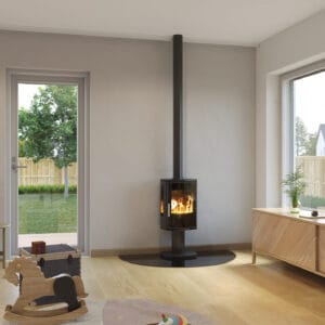 ACR NEO XP Wood Stove on Pedestal Base