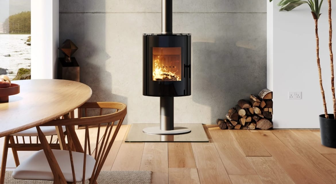 ACR Osprey eVe 5kw Wood Stove with Pedestal Base Defra
